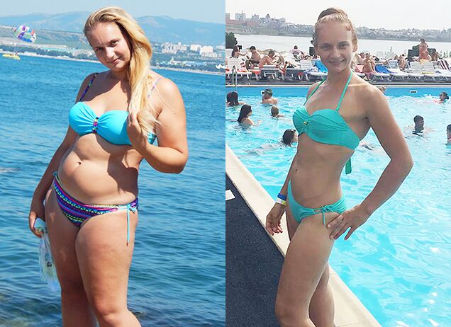 Experience in taking Keto diet from Veronica from Warsaw, before and after photos