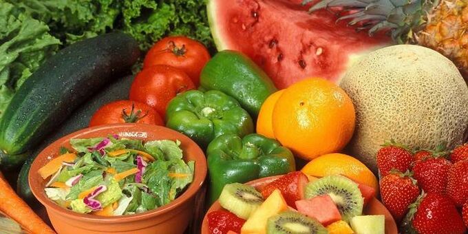 fruits and vegetables for gout