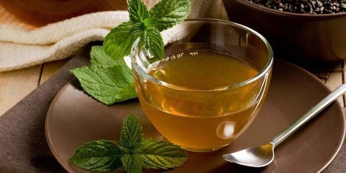mint green tea for weight loss