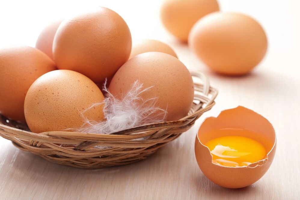 chicken eggs on a diet